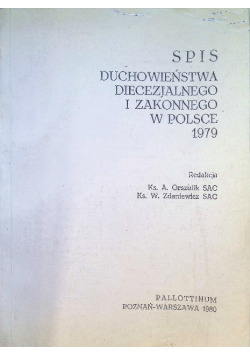 Spis duchowieństwa diecezjalnego i zakonnego w Polsce 1979