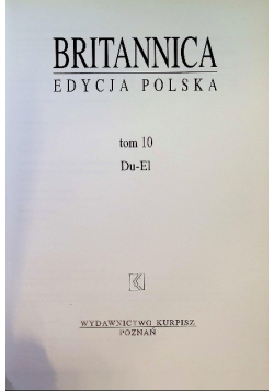 Britannica Edycja polska Tom 10 Du-El