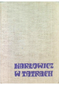 Karłowicz w Tatrach
