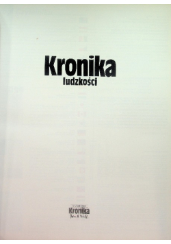 Kronika ludzkości