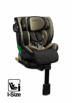 Fotelik Turox I-Size khaki (40-150cm)