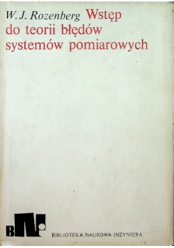 Wstęp do teorii błędów systemów pomiarowych