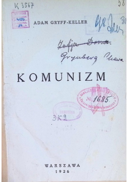 Komunizm 1926 r