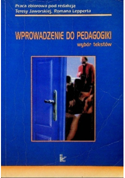 Wprowadzenie do pedagogiki