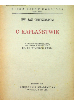 O kapłaństwie
