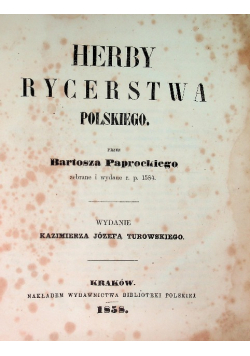 Herby rycerstwa polskiego