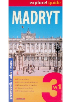 Madryt 3 w 1 Przewodnik atlas mapa