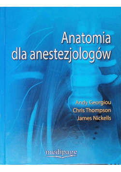 Anatomia Dla Anestezjologów