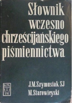 Słownik wczesnego chrześcijańskiego piśmiennictwa