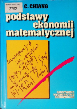 Podstawy ekonomii matematycznej