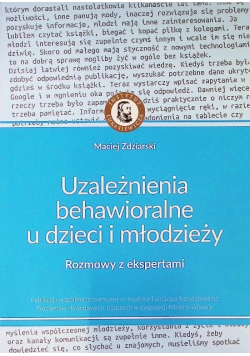 Uzależnienie behawioralne u dzieci i młodzieży
