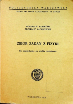 Zbiór zadań z fizyki