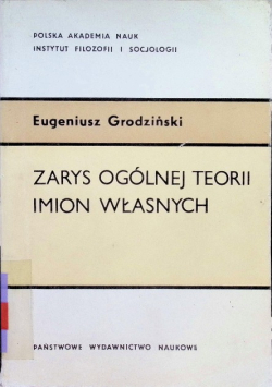 Zarys ogólnej teorii imion własnych