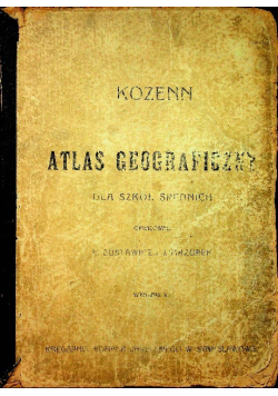 Atlas geograficzny 1924r.