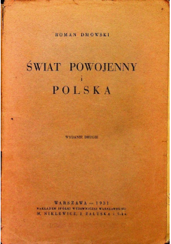 Świat powojenny i Polska 1931 r.