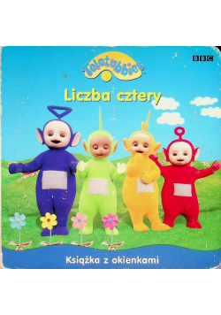 Teletubbies Liczba cztery Książka z okienkami