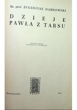 Dzieje Pawła z Tarsu
