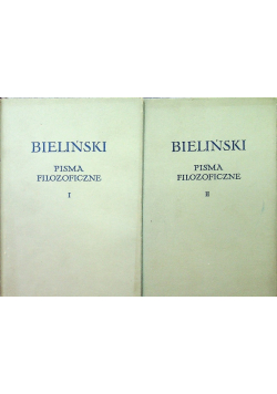 Pisma filozoficzne Tom 1 i 2