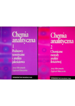 Chemia analityczna Tom I i II