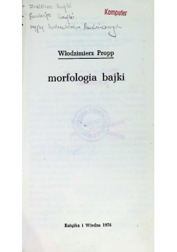 Morfologia bajki