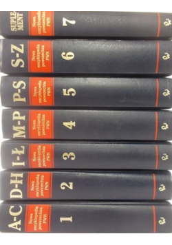 Nowa encyklopedia powszechna PWN Tom I do VII