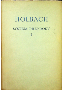 System przyrody Tom I