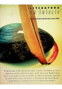 Literatura na świecie Nr 1 i 2 / 96