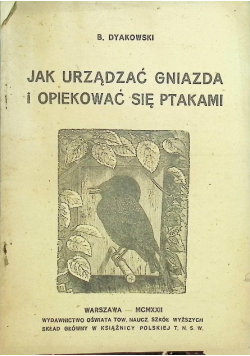 Jak urządzać gniazda, 1922 r.