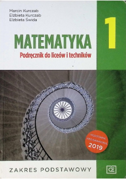 Matematyka Klasa 1 Podręcznik Zakres podstawowy