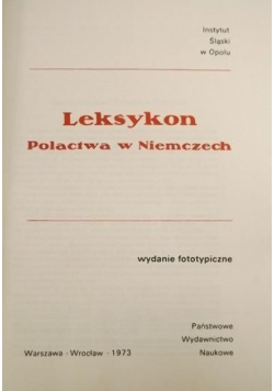 Leksykon Polactwa w Niemczech