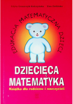 Dziecięca matematyka książka dla rodziców i nauczycieli
