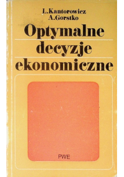 Optymalne decyzje ekonomiczne