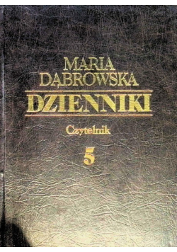 Dąbrowska Dzienniki Tom 5