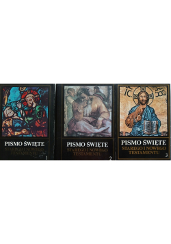 Pismo Święte Starego i Nowego Testamentu Tom 1 do 3