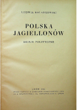 Polska Jagiellonów 1936 r.