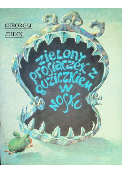 Zielony prosiaczek z guziczkiem w nosku