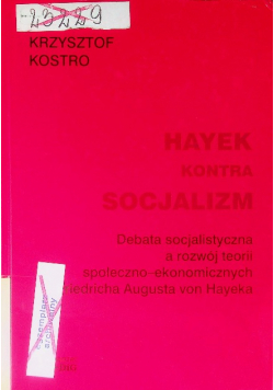 Hayek Kontra Socjalizm