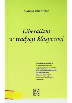Liberalizm w tradycji klasycznej