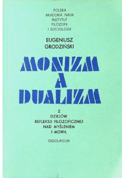 Monizm a dualizm