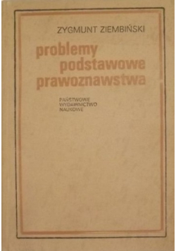 Problemy podstawowe prawoznawstwa