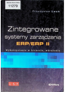 Zintegrowane systemy zarządzania ERP / ERP II