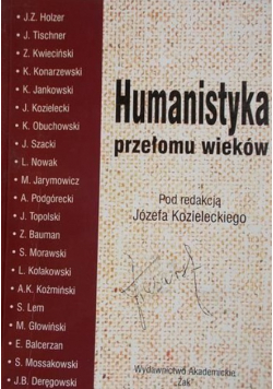 Humanistyka przełomu wieków