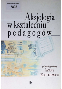 Aksjologia w kształceniu pedagogów