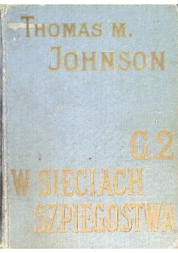 W sieciach szpiegostwa, 1935r.