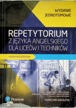 Repetytorium języka angielskiego dla liceów i techników Poziom rozszerzony