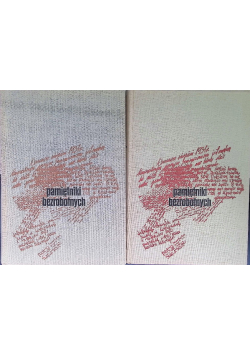 Pamiętniki bezrobotnych Tom I i II