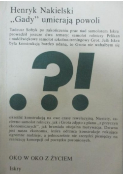 Gady umierają powoli