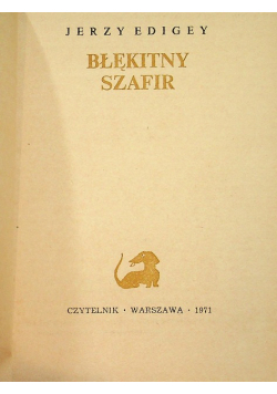 Błękitny szafir