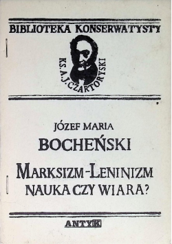 Marksizm leninizm nauka czy wiara