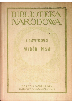 Przybyszewski Wybór pism